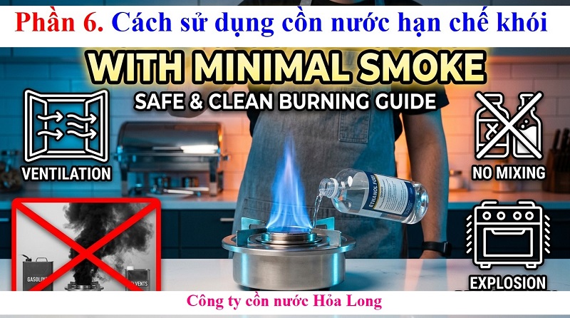 Cồn Nước Có Khói Không? Giải Đáp Chi Tiết Và Cách Sử Dụng An Toàn